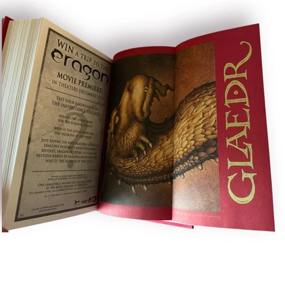 🛍️SALE🛍️INHERITANCE & ELDEST (Limited Edition) by Christopher Paolini (Set of 2) - Picture 15 of 16